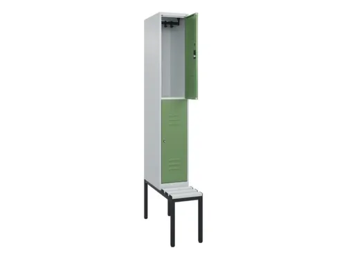 Dubbeldekse dekenkist,HxBxD 2120x300x815mm,1x2vak.,vak B 300mm
