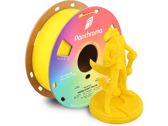 PLA Translucent 1,75mm Geel 1kg Panchroma 3D Filament
