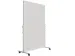 OUTLET Tableau blanc double face mobile 120x180cm acier laqué blanc