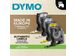 Labeltape Dymo 16954 D1 S718050 19mmx3.5m nylon zwart op wit - 5