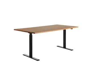 Elektrisch ihv bureau,HxBxD 700-1200x1800x800mm,blad beuken - 2