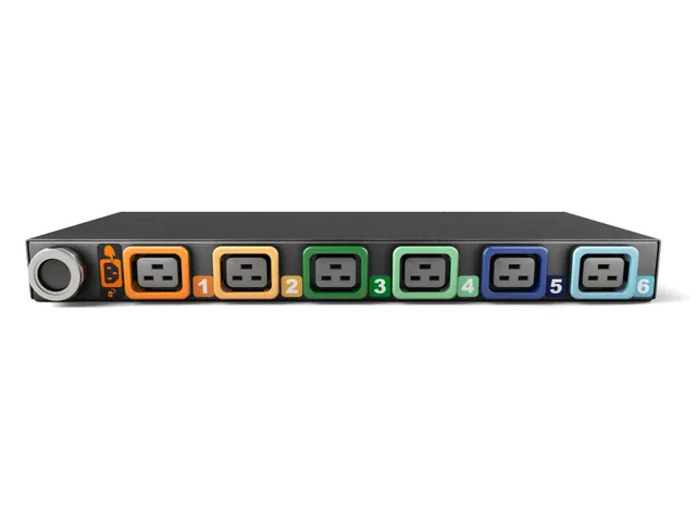 Vertiv Geist GI30074L, Gecontroleerd, 1U, Driefasig, Horizontaal, Zwar