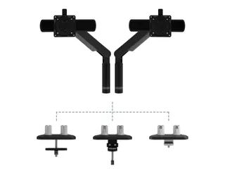 Viewprime Plus Monitorarm 65.213 2 Schermen Zwart - 8