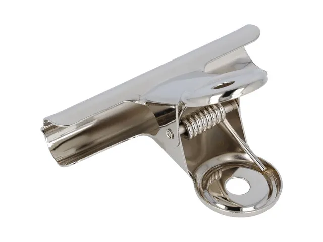 Pince Bulldog Westcott 75x17mm Métal argenté 10 pièces