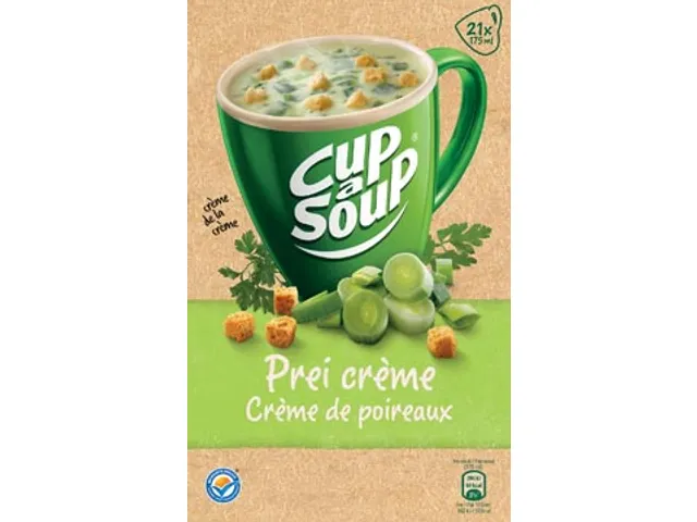 Cup-a-Soup prei crème met kaas croutons 21 zakjes