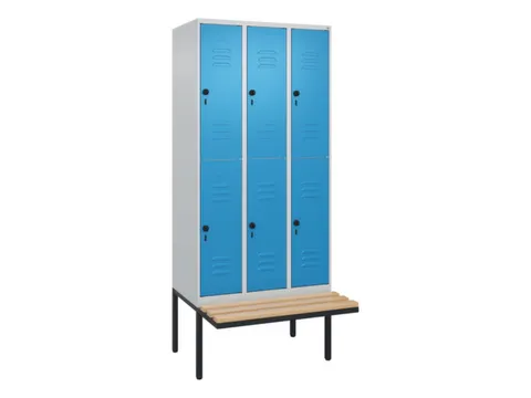 Dubbeldekse dekenkist,HxBxD 2120x900x815mm,3x2vak.,vak B 300mm
