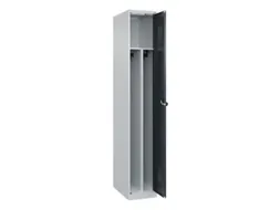 locker voor scheiding van kleding,HxBxD 1850x300x500mm,1vak