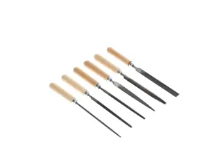 GEDORE R93000006 Sleutelvijlenset 177mm 6stuks - 4