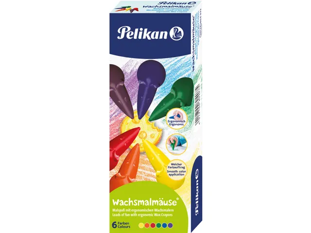 Waskrijtjes In Muisvorm Assorti 6 Stuks