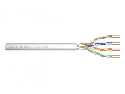 CAT 5e U-UTP installatiekabel 100MHz Eca (PVC) AWG 24/1 305m Sx Grijs