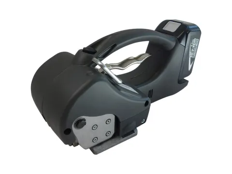 accu-omsnoeringsapparaat,v. PET/PP,semi-automatisch,v. band B 13-16mm