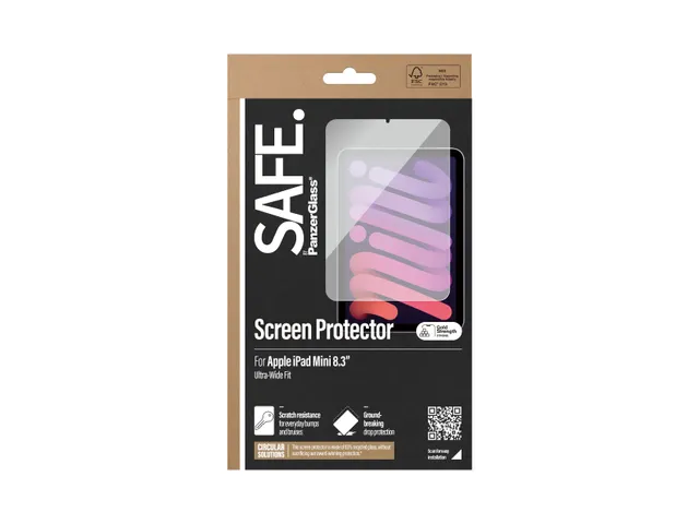 PanzerGlass SAFE. by Screen Protector iPad Mini 8.3'' (2021, 2024)