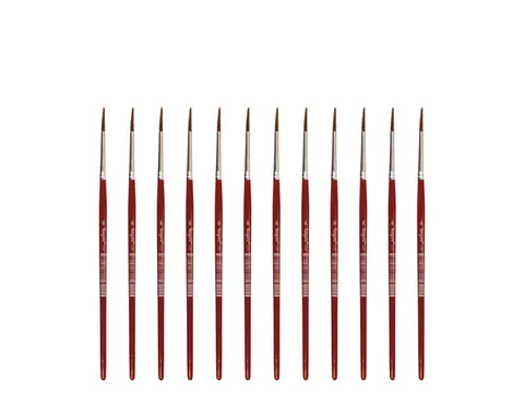 Penseel Kangaro Serie 120 rond Nr. 6 geitenhaar doos 12 stuks