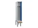 locker met bank,voor scheiding van kleding,HxBxD 2120x300x815mm,1vak