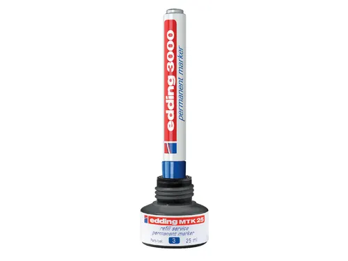 Viltstift edding 3000 rond blauw 1.5-3mm