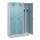 locker voor scheiding van kleding,HxBxD 1950x1200x500mm,3vak