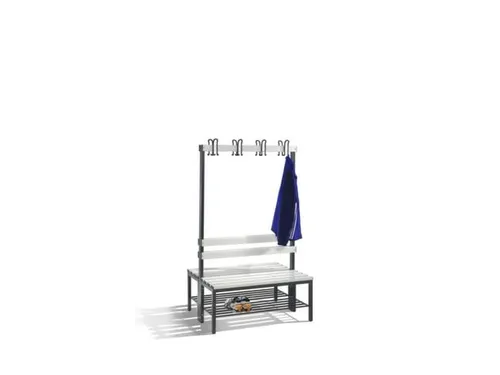 dubbele zitbank,HxLxD 1650x1000x756mm,romp RAL7021