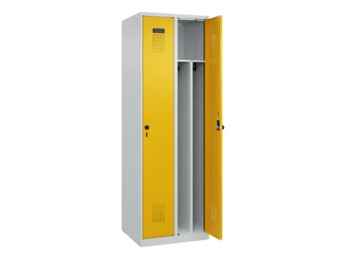 locker voor scheiding van kleding,HxBxD 1850x600x500mm,2vak