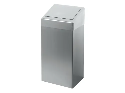 Afvalbak 438495 50 Liter RVS mat geslepen