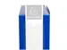 Boite de classement à pression Dos 100mm PP 7/10e Opaque bleu