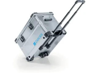 Transportkist Aluminium 60l 385x 600x 400mm 2wielen 3-delige Trekgreep - 2