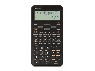Calculator Sharp ELW531TLBBK zwart wetenschappelijk write view - 1