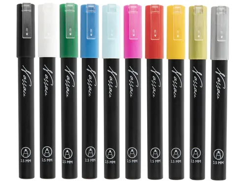 Acrylmarker Nassau set à 10 kleuren