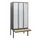 locker met bank,HxBxD 1950x900x815mm,3vak,vak B 300mm,cil.-slot