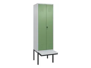 locker voor scheiding van kleding,HxBxD 2120x600x815mm,2vak - 1