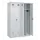locker voor scheiding van kleding,HxBxD 1850x1200x500mm,4vak