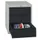 ladekast 600x500x600mm 3laden cilinderslot RAL7035 front RAL7016
