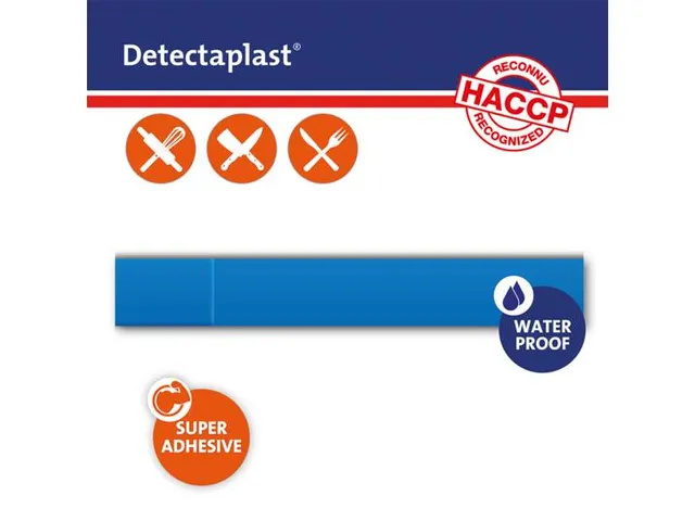 Pansement Detectaplast 8148 universal hydrofuge bleu 180x20mm 100pcs
