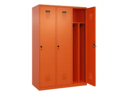 locker voor scheiding van kleding,HxBxD 1850x1200x500mm,3vak
