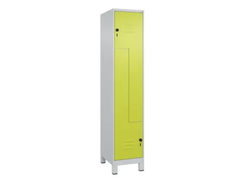 Z-garderobekast,HxBxD 1950x400x500mm,vak B 200/400mm,draaigrendel