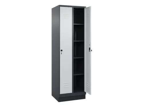 wasgoedverdeelkast,HxBxD 1950x600x500mm,vak B 300mm,draaigrendel