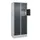 lockerkast,HxBxD 1950x800x500mm,2x5vakken,vak B 400mm,cil.-slot,sokkel