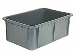 Stapelbak Pe Hxlxb 215X600X400Mm Inhoud 40L Grijs