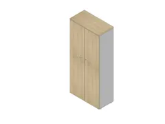 Armoire De Bureau 4Xsol En Bois 5Haut. Classeur Corps Alu
