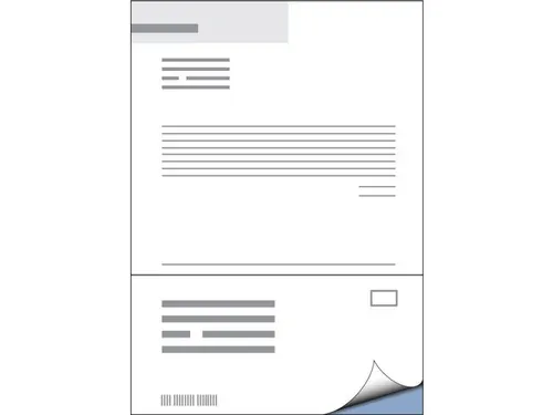Retourlabel DHL IEZZY A4 1.000 vel 210x102mm 1000 labels