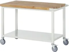 Werkbank Hxbxd 880x1250x700mm Beukenhouten Legbord Duwbeugel