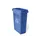 Rubbermaid Slim Jim met luchtsleuven 87 liter Blauw