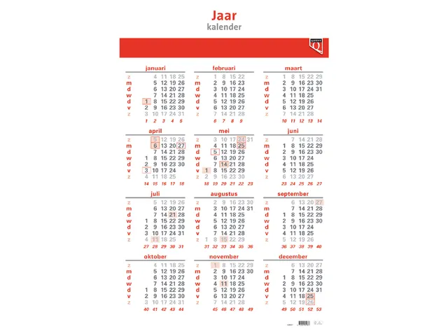 Calendrier annuel 2026 Quantore