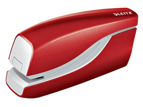 Nietmachine Leitz NeXXt WOW contactloos elektrisch 10 vel rood