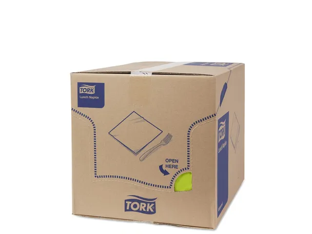 Tork 477860 Soft Lunchservet Advanced Limoen 33x33cm