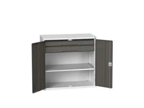 universele kast,HxBxD 1000x1050x550mm,1xStalen bodem,2lade(n)