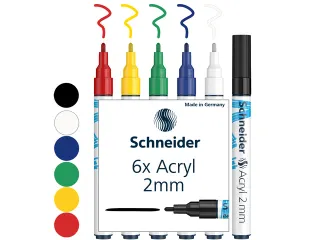 Acrylmarker Schneider Paint-it 310 2mm etui 6st. - 2