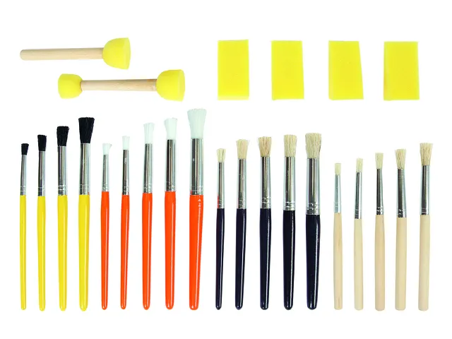 Set brosses et pinceaux Conda 25 pièces