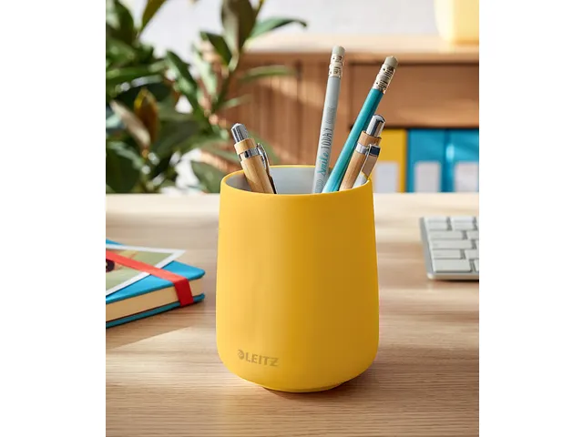 Pennenhouder Leitz Cosy geel