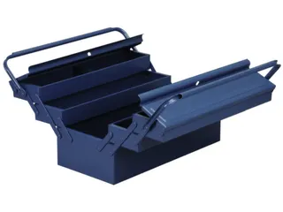 gereedschapskist,HxBxD 220x450x220mm,6vakken,staal,blauw - 1