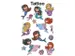 Tatouage Z-design Kids 1 feuille sirènes